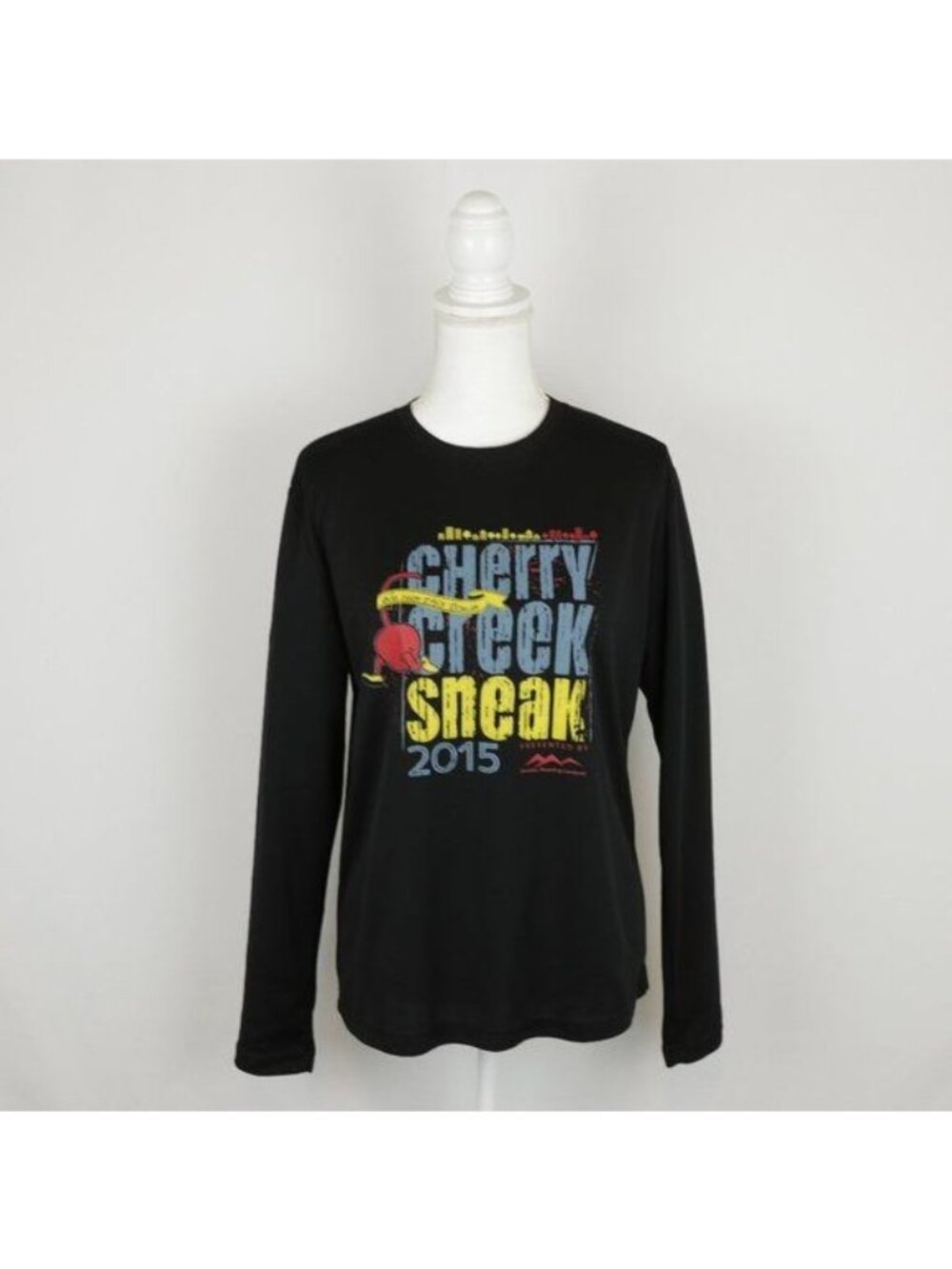 Cherry Creek Sneak 2015 Adult Unisex Small Black Graphic Long Sleeve Tech Tee